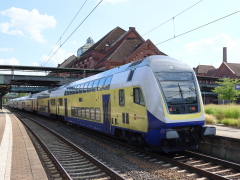 Doppelstockwagen von metronom (4. Generation) im |Bf| @ahar;